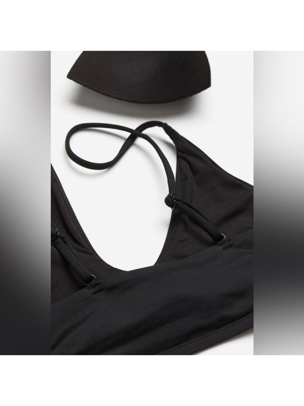 H&M Asymmetric Padded Bikini Top - Picture 3 of 9